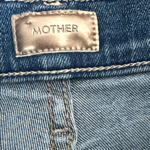 MOTHER Wide Leg Jeans in Indigo - Picture 8 of 11